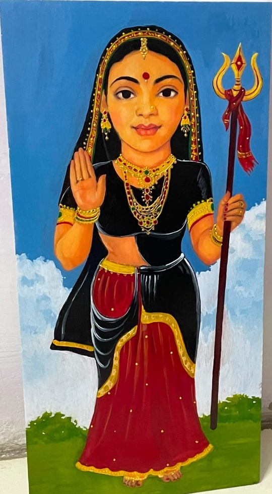Goddess Trishul Panel